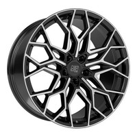 1X Msw (Oz) Msw 51 Gloss Black Full Polished 9.0Jx20 5X112 ET28