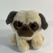 TY VelveTY Beanie Babies Rufus The Dog plush 7” Tan and Brown Soft Stuffed Toy