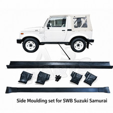 Suzuki Samurai Side Moulding Set Lr With Rocker Panel Fittings Swb Sj410 Sj