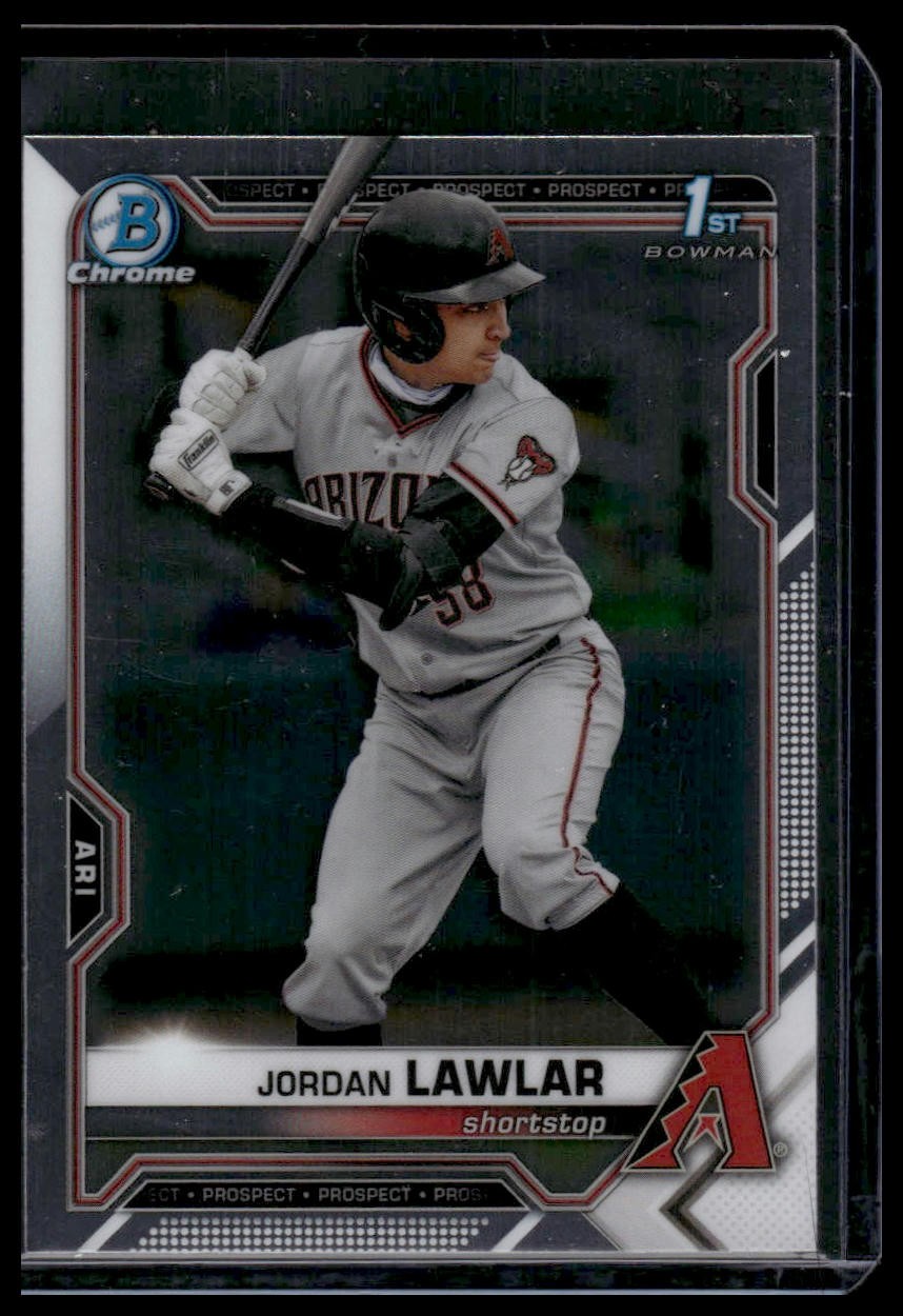 2021 Bowman Draft #BDC-194 Jordan Lawlar Chrome