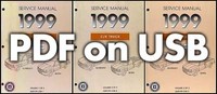1999 Silverado Sierra Shop Manuell Usb Chevy Gmc Ck Pickup Truck Service Repair
