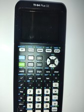 Texas Instruments TI-84 Plus CE White Graphing Calculator LCD USB Programmable