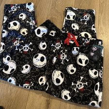 NWT Disney The Nightmare Before Christmas Jack Skellington PJ Pants Black XLarge