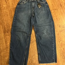 BNWT Women’s Primark Barrel Leg Jeans Mid Rise Size 10 New Tagged