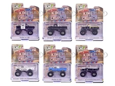 KINGS OF CRUNCH-HOT PURSUIT SPECIAL ED. SET OF 6 PCS 1/64 BY GREENLIGHT 49170