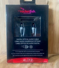 Rocketfish RF-G1218 Digital Optical Audio Cable 4'
