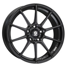 4 x Sparco Assetto Gara Matt Black Alloy Wheels - 16x7in ET42 4x108 PCD 63.3CB