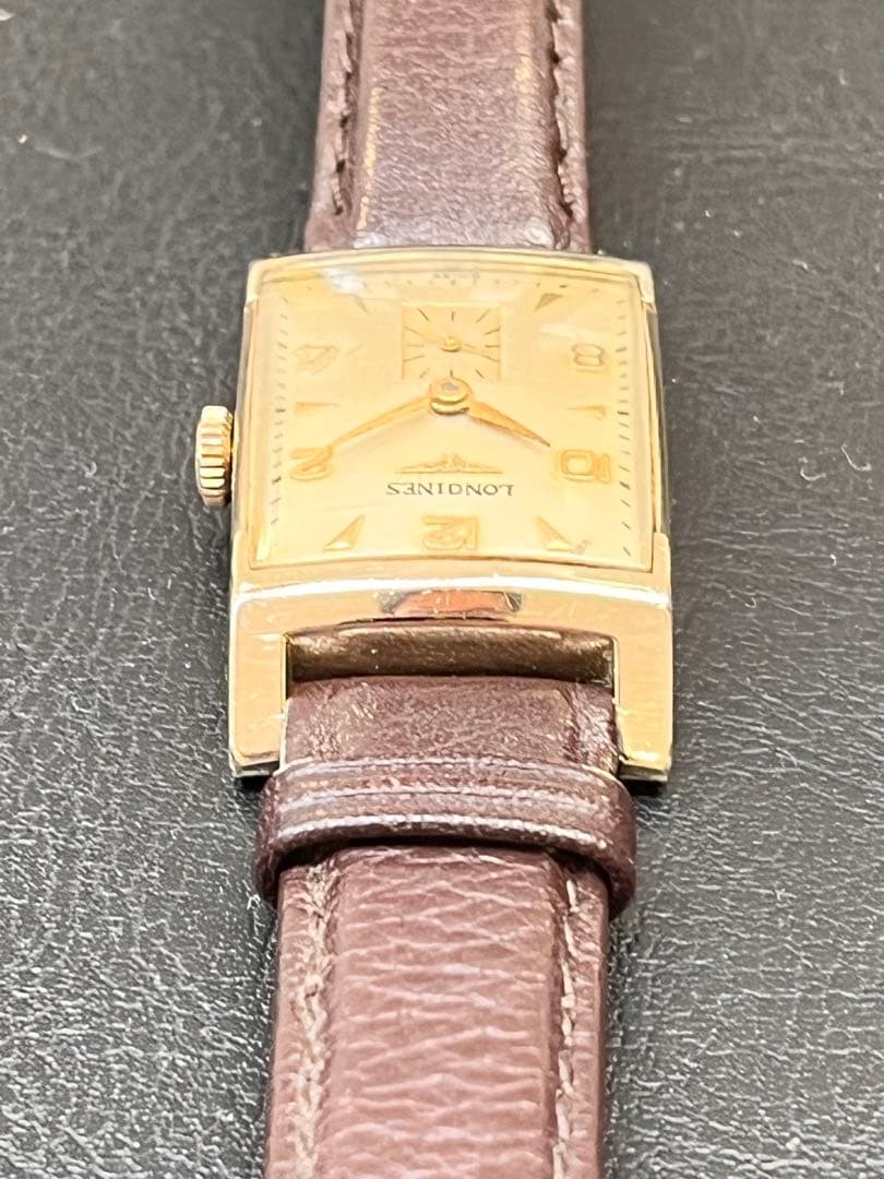 Longines 9lt 10kgf Rectangular Antique Watch 10k … - image 9