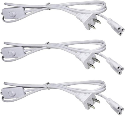 T5 T8 LED Tube Power Extension Cable with On/Off Switch,Led T5/T8 Light Tube Int