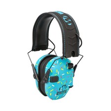 Walkers Razor Slim Electronic Ear Muffs Blue Sprinkles 