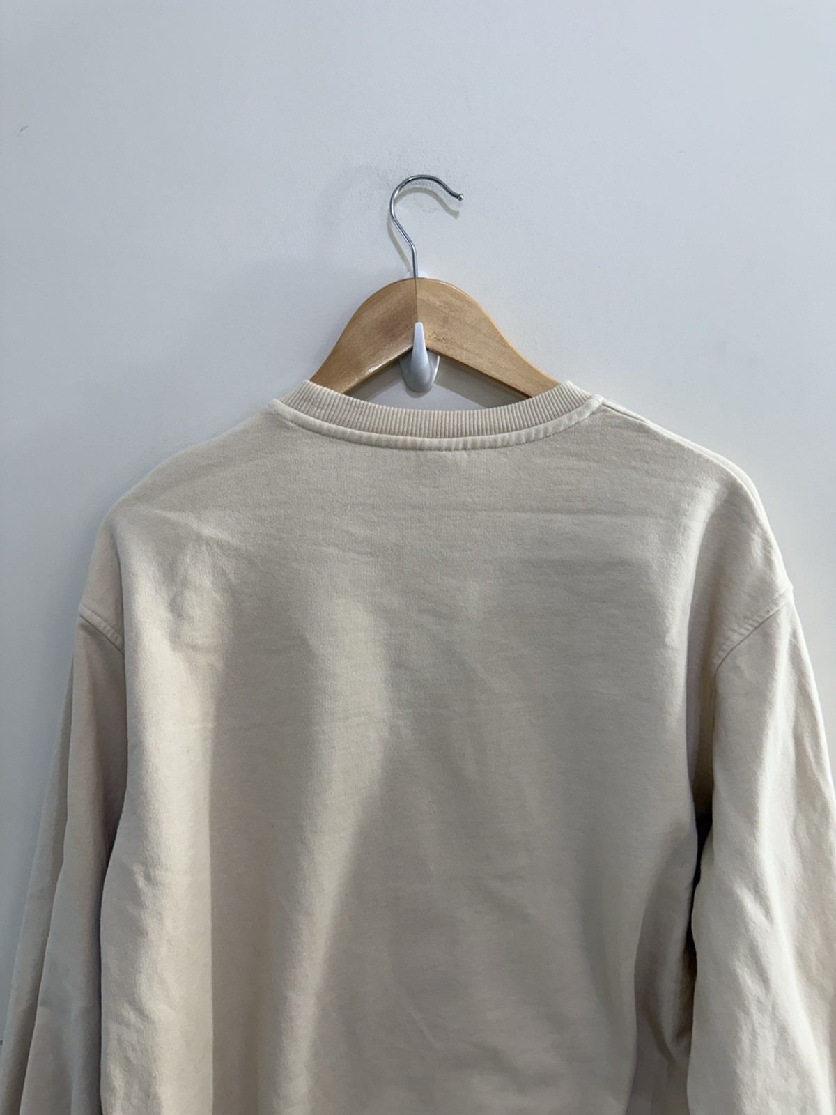 URBAN OUTFITTERS EMBROIDERED NYC BROOKLYN IVORY SWEATSHIRT  SIZE SMALL image 10