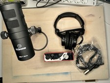 Focusrite Scarlett Solo 3rd Gen, T.bone MB 7 ...