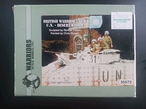 1/35 British Warrior Crew U. N. Desert Storm WARRIORS #35072 Resin Kit(OPEN BOX)