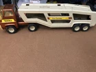Vtg 50’s/ 60’s ? Tonka Car Carrier Transport Pressed Steel Truck Some Rust