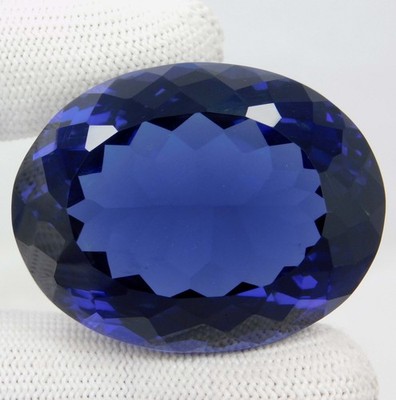 CERTIFIED 188.40 Ct Natural Blue Tanzania Of Tanzanite Loose Gems 40.1x31.1 mm