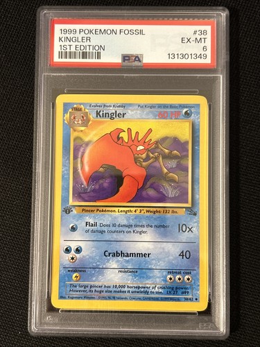 Kingler (1st Edition) graded PSA 6 for sale on eBay