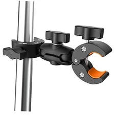 Super Double Clamp Camera Mount Chair Umbrella Clamp, with 360° Magic Arm 
