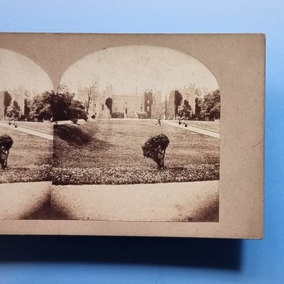 Howth Co Dublin Stereoview 3D um 1855 Echtfoto Schloss Lawrence Familie Irland