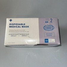 50 Pcs Face Mask Non Medical Surgical Dental Disposable 3ply Earloop Mouth Cover