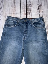 Anthropologie Pilcro Blue Rework High-Rise Wide-Leg Jean - Size 32 296 