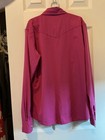 Cowgirl Hardware Girls shirt size large. 10-12,  pink with bling snaps — photo 3