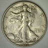 1936 D Walking Liberty Silver Half Dollar 50c US Type Coin Circulated Extra Fine Denver Liberty Walking