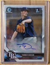 2018 Bowman Draft Tanner Dodson Chrome Auto #CDA-TD