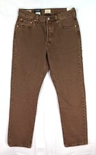 Levi's 501 Premium Men's Brown High Rise Jeans Size 29 x 30