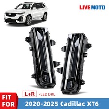 Led Daytime Running Light Fog Light For 2020-2025 Cadillac Xt6 Leftright Pair