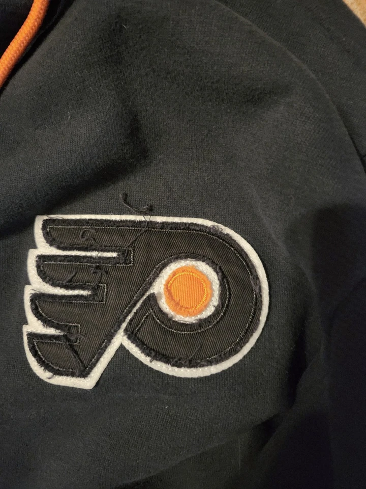 Sudadera con Capucha Philadelphia Flyers Talla XL Cosida Logo Hockey NHL Foto 4 de 4