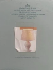 PartyLite Ariana Tealight Lamp Porcelain Retired Fairy light New Vintage