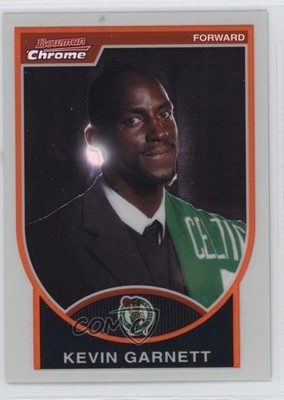 2007 Bowman Draft Picks & Stars Chrome Refractor /299 Kevin Garnett #20 HOF 1f60