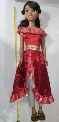 Giant 3' Disney Fairytale Friends My Size Princess Elena Of Avalor 36'' Doll Jakk