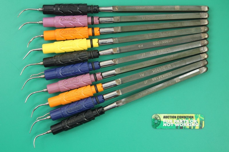 HU-FRIEDY Assorted 30K Scaler Inserts (10pk) - HANDPIECE USA for REPAIR -