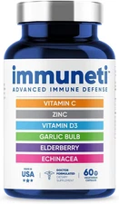 5 Pk Immuneti - Advanced Immune Defense, 6-in-1 Powerful Blend of Vitamin