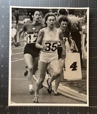 Incredible Type 1 Photograph Of Olympic Track Star Lillian Board W/ Negative