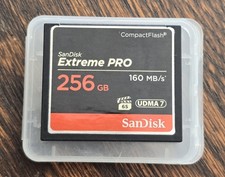 SanDisk 256GB Extreme Pro CompactFlash CF Memory Card