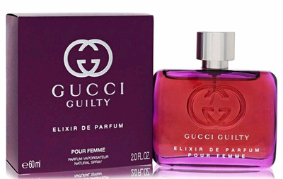 Gucci Guilty Elixir de Parfum Pour Femme Spray, Regular Size 2.0 fl oz 60ml.
