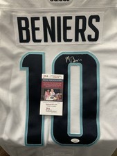 MATTY BENIERS AUTOGRAPH SIGNED SEATTLE KRAKEN INAUGURAL JERSEY COA ADIDA COA JSA