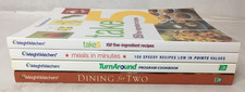 Weight Watchers Books Lot of 4 Cookbooks - Healthy Weight Loss Points Recipes
