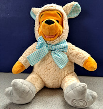 Vintage Disney Store Winnie The Pooh In Lamb Suit Easter Plush