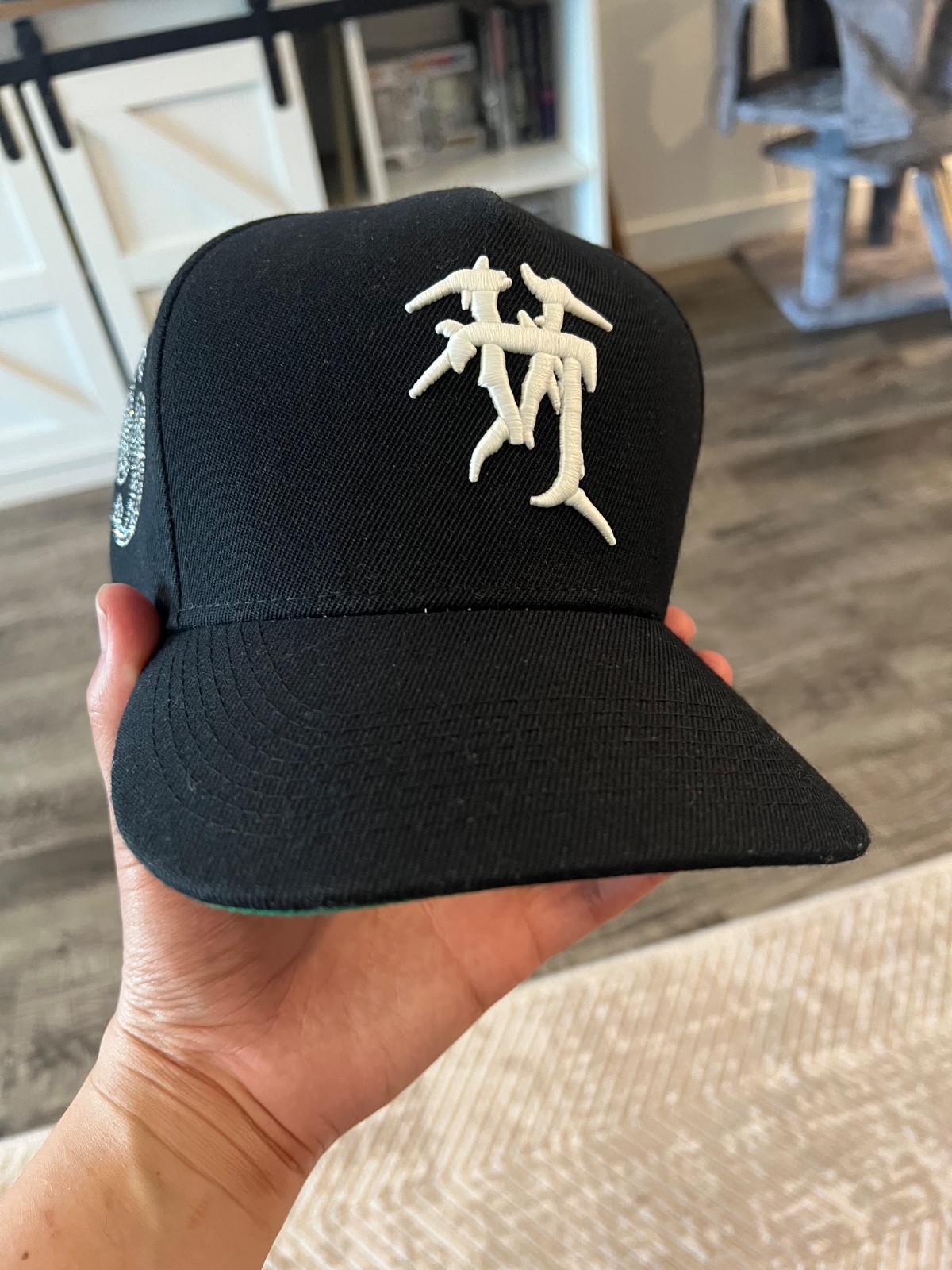 Kill The Hype Sacred Los Angeles Paisley Rhinestone Black Hat