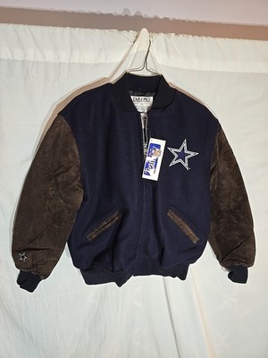 1990s NFL Delong Dallas Cowboys Team Wool Football Jacket Sz XL -USA Made