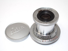 Leica Leitz Elmar Red Scale 50mm F/3.5 Standard Prime Lens L39