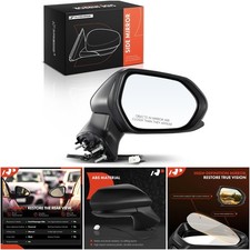 Passenger Power Door Mirror Camry 2018-2022 Black Manual Folding - 8791006800