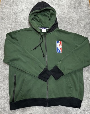 Milwaukee Bucks Nike Men s Full Zip Hoodie XL 75th Anniversary NBA Rare