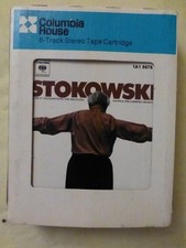 Stokowski VTG 8 Track Tape Columbia 1A1 6678 Nat  l Philharmonic Orchestra EUC