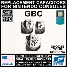 Capacitor Replacement Set for Nintendo Game Boy Color GBC CGB-001 Audio Repair