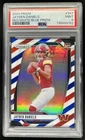 2024 Panini Prizm Jayden Daniels RC Red White and Blue #347 Commanders PSA 9