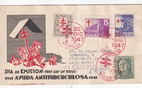 Spain 1947 First Day Cover
